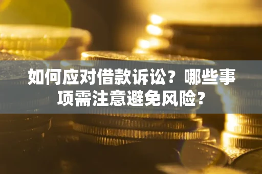 武汉如何应对借款诉讼？哪些事项需注意避免风险？