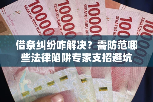 武汉借条纠纷咋解决？需防范哪些法律陷阱专家支招避坑
