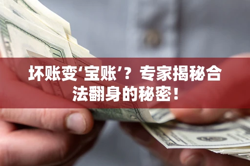 武汉坏账变‘宝账’？专家揭秘合法翻身的秘密！