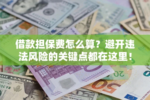 武汉借款担保费怎么算？避开违法风险的关键点都在这里！