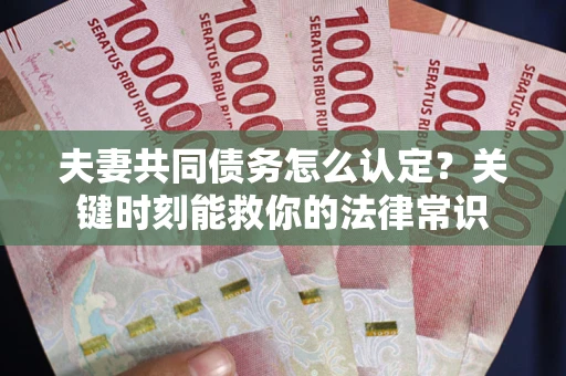 武汉夫妻共同债务怎么认定？关键时刻能救你的法律常识