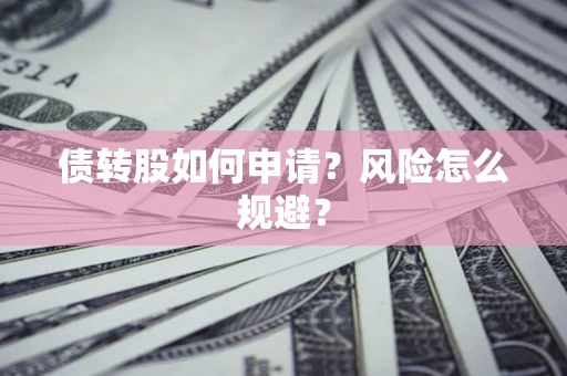 武汉债转股如何申请？风险怎么规避？