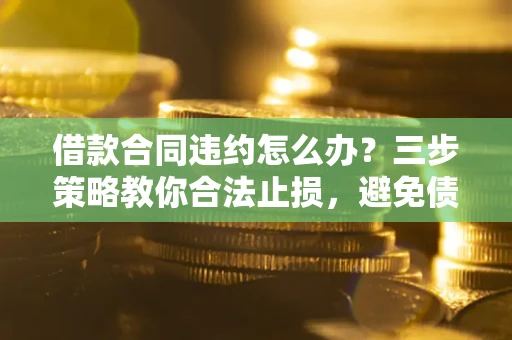 武汉借款合同违约怎么办？三步策略教你合法止损，避免债务危机升级